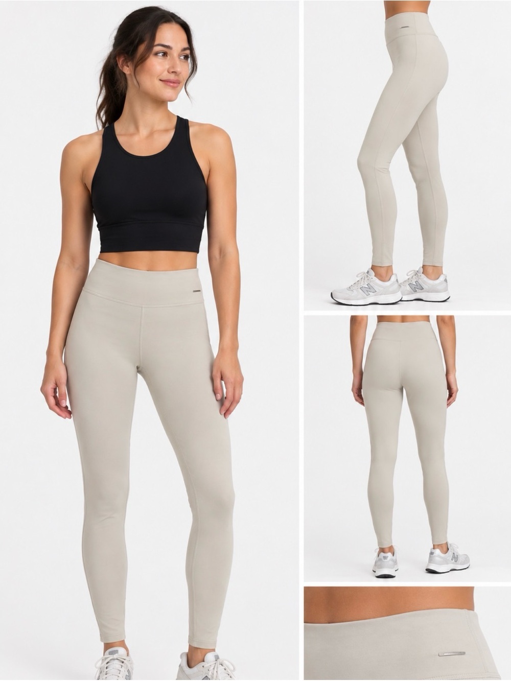 Gymshark x Whitney Simmons High-Rise Taupe Leggings for Women